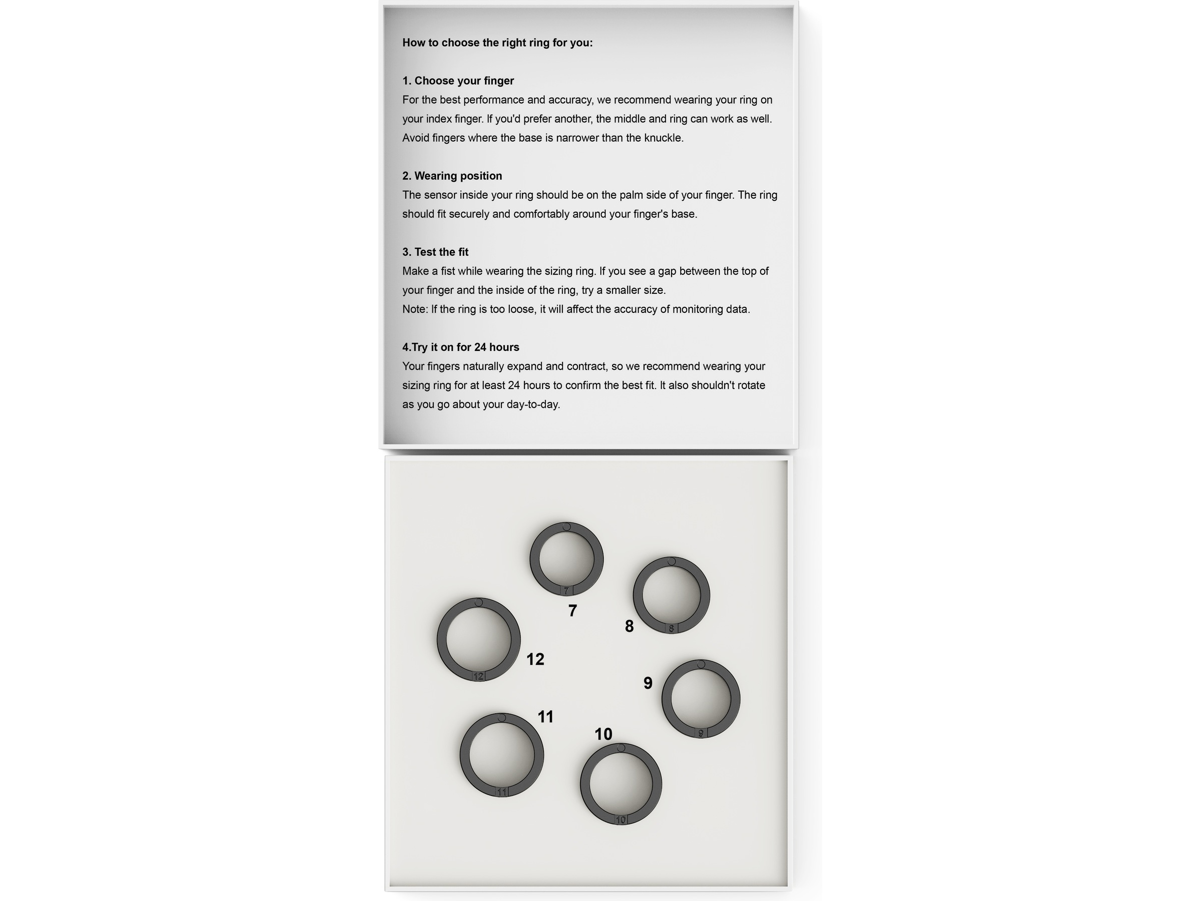 HAVIT Smart Ring Størrelsessæt Smart ring