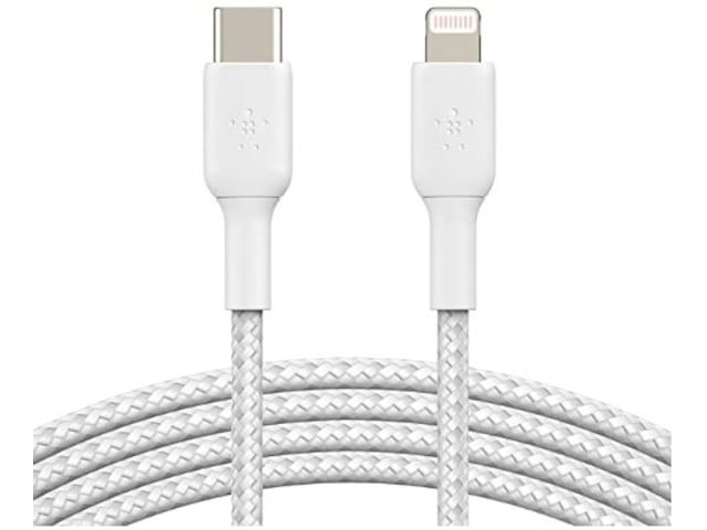 Belkin USB-C til Lightning kabel 2m (hvid) USB-kabler