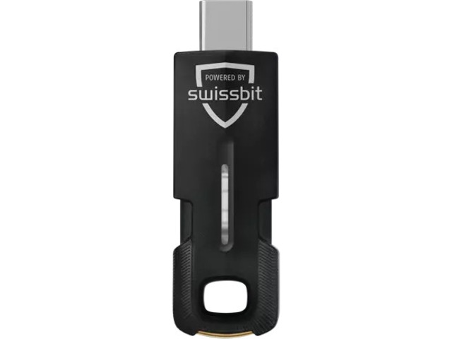 Swissbit iShield Key 2 USB-C sikkerhedsnøgle med FIDO2 & MIFARE Anti-Virus/Sikkerhed