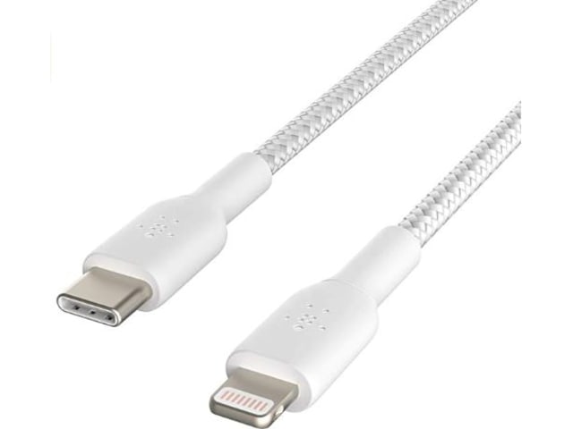 Belkin USB-C til Lightning kabel 2m (hvid) USB-kabler