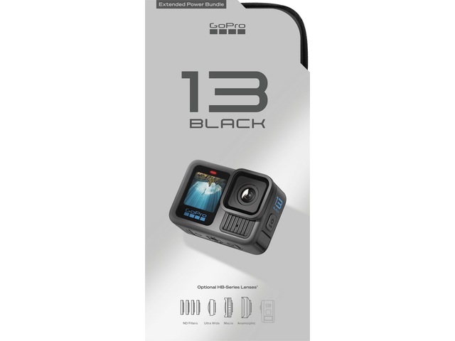 GoPro HERO13 Black Udvidet Strømpakke Action kamera