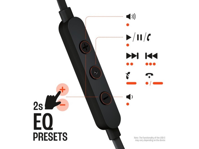 JBL Tune 310C kablede ørepropper, In-Ear (sort) In-ear høretelefoner