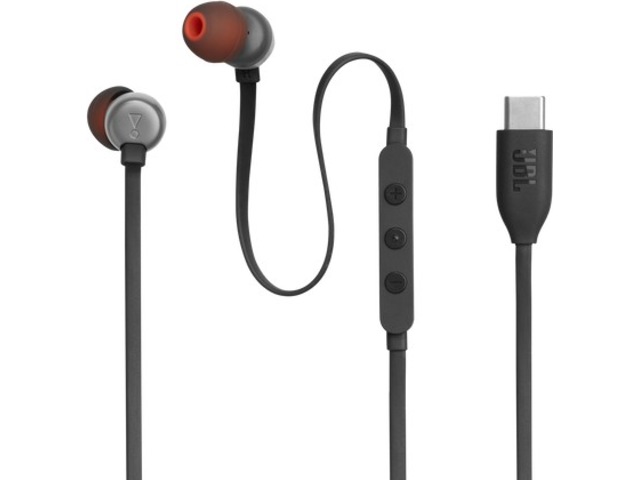 JBL Tune 310C kablede ørepropper, In-Ear (sort) In-ear høretelefoner