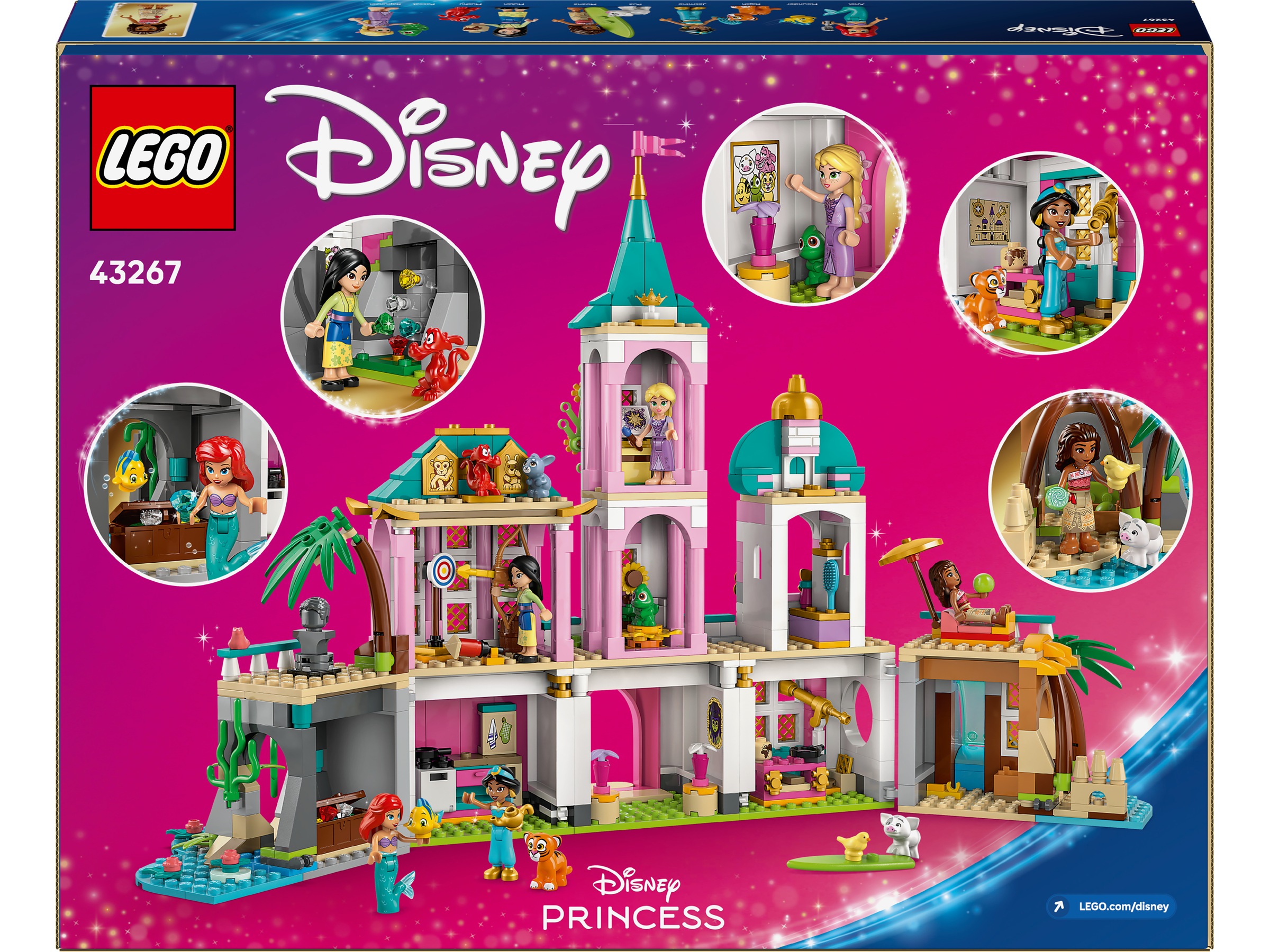 LEGO Disney Princess prinsesseslot og kongelige kæledyr 43267 LEGO
