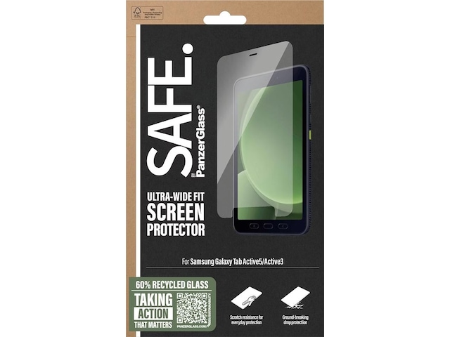 PanzerGlass SAFE. Galaxy Tab Active5 skærmbeskytter Skærmbeskyttelse tablet