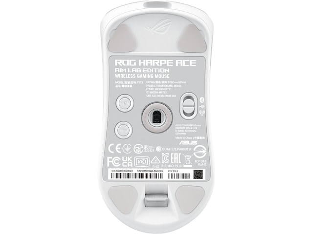 ASUS ROG Harpe Ace Aim Lab Edition trådløs gamingmus (hvid) Gamingmus