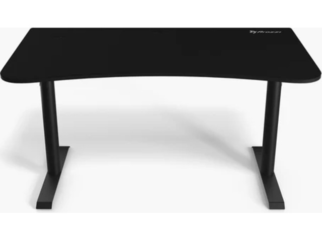 Arozzi Arena Medium Pure Black Gaming Desk Gamingdesk