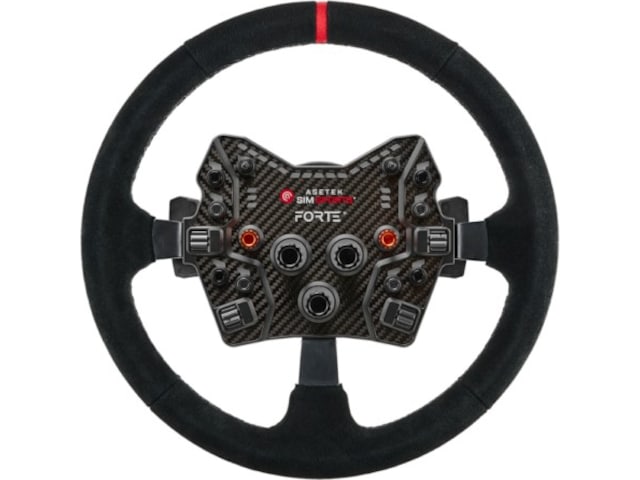 Asetek Forte GT knapboks (sort, aluminium) Rat og pedaler