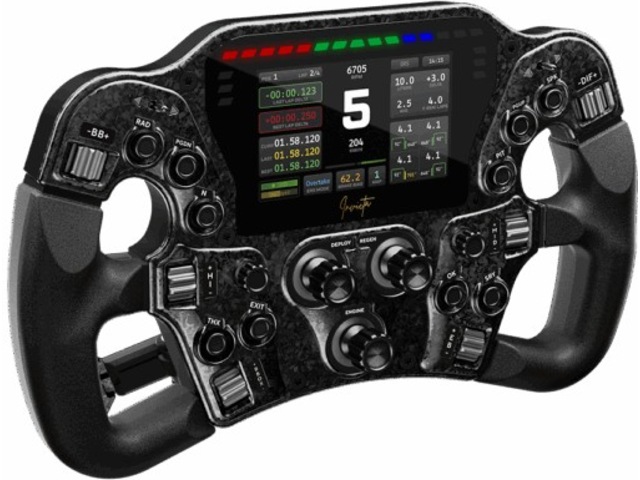 Asetek Racing Invicta Formula knapboks Rat og pedaler