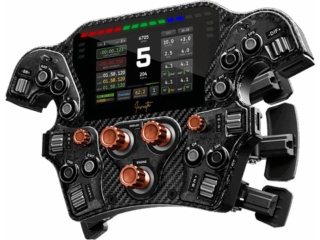 Asetek Racing Invicta Formula knapboks Rat og pedaler