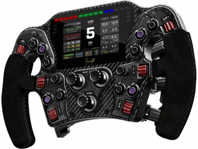 Asetek Racing Invicta Formula knapboks Rat og pedaler