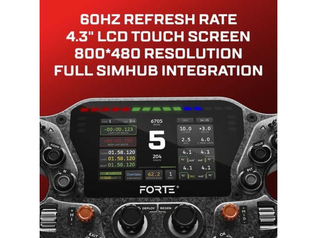 Asetek Forte Formula Pro rat Rat og pedaler