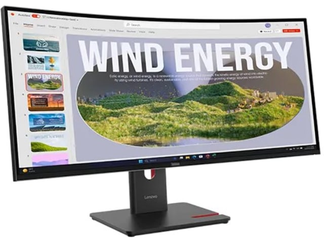 Lenovo 34" skærm ThinkVision T34WD-40 Skærme