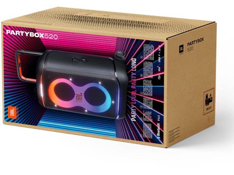 JBL PartyBox 520 Party Högtalare Trådløs / Bluetooth højttaler