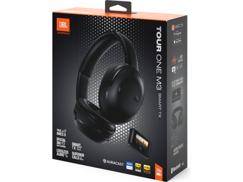 JBL Tour One M3 Smart Tx trådløse hovedtelefoner, over-ear (sort) Høretelefoner