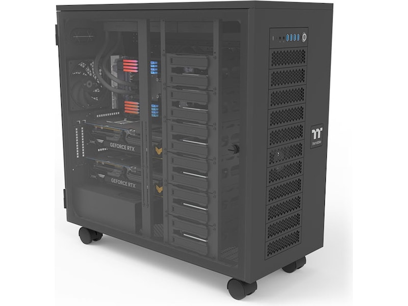 Thermaltake AX700 TG Super Tower (sort) Big Tower