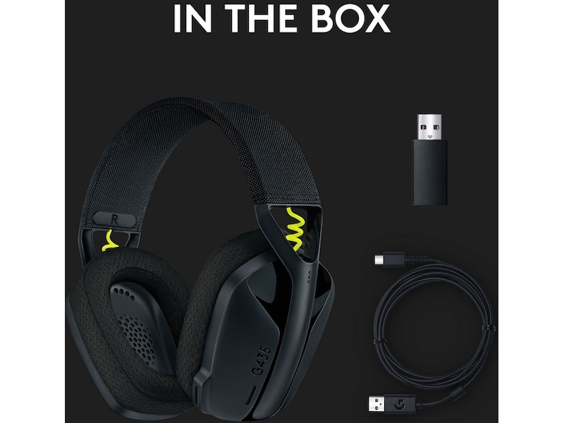 Logitech G435 LIGHTSPEED Trådløst Gaming Headset (sort) Gamingheadset