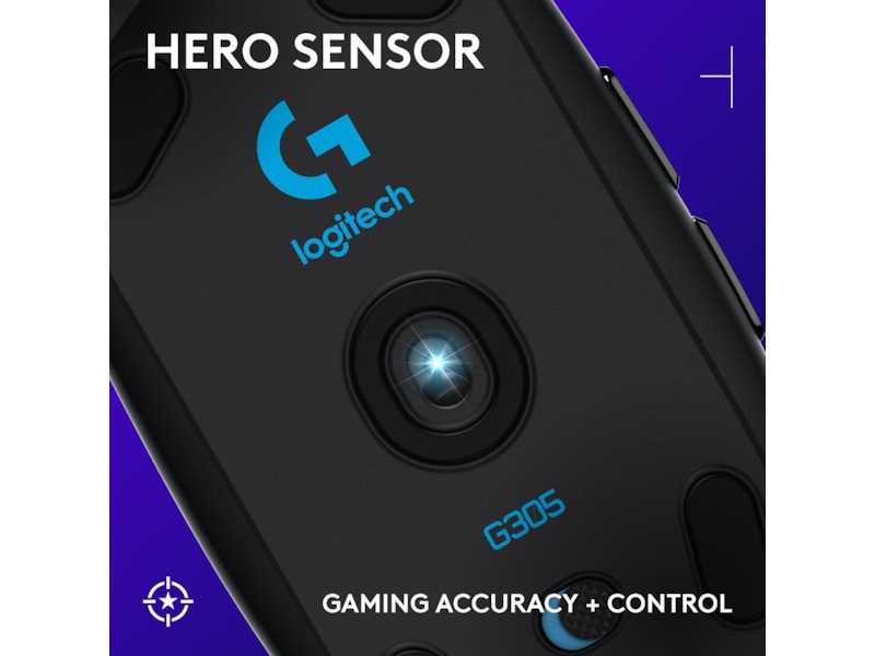 Logitech G305 Lightspeed Trådløs Gamingmus (sort) Gamingmus
