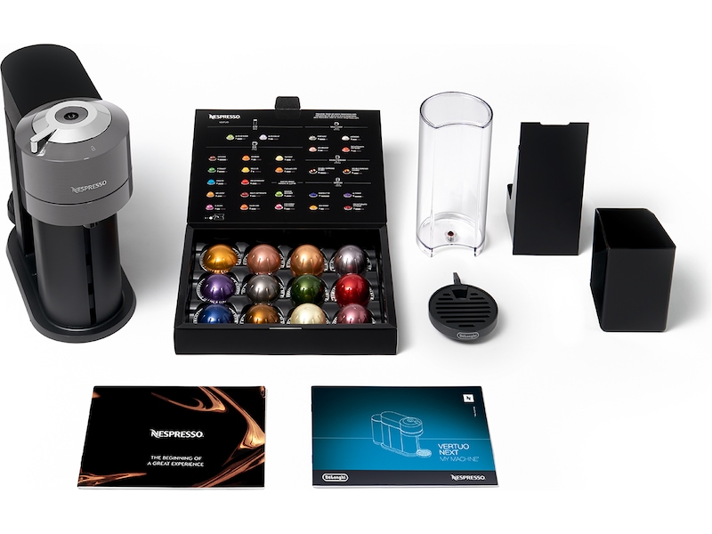 NESPRESSO Vertuo Next fra DeLonghi® kapselmaskine (grå) Kapselmaskiner