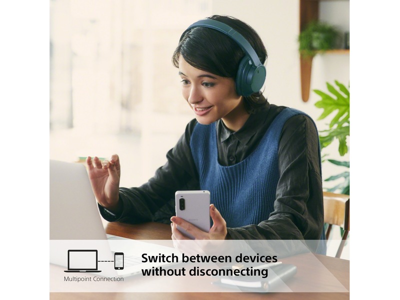 Sony WH-CH720N trådløse støjreducerende høretelefoner, Over-Ear (blå) Høretelefoner