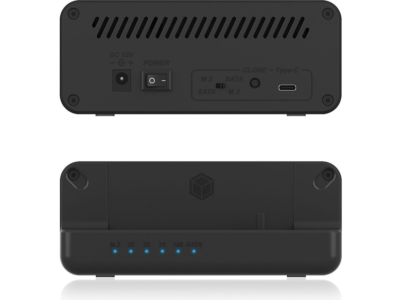 Icy Box IB-2914MSCL-C31 Type-C Dock Dockingstationer