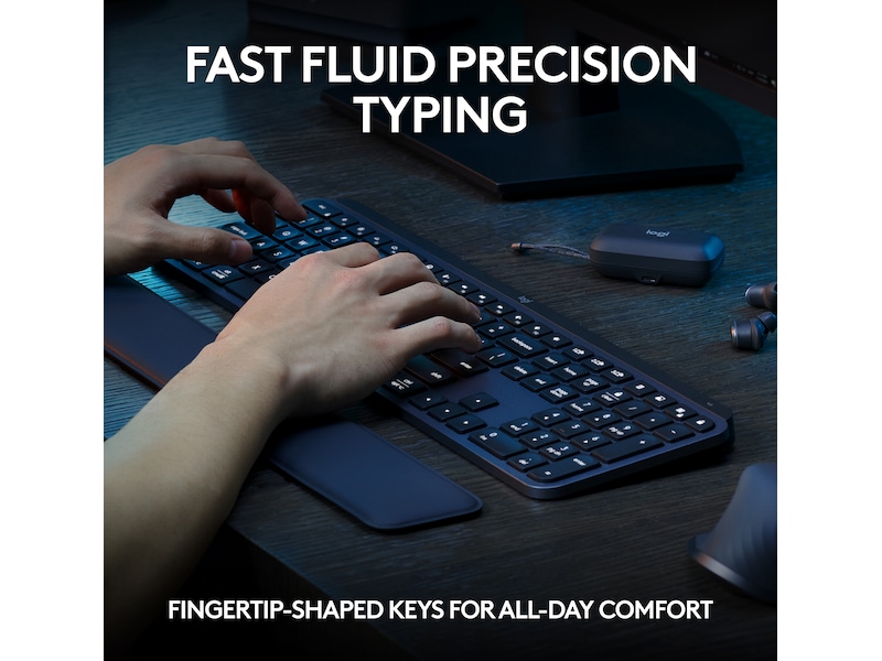Logitech MX Keys S Trådløst Tastatur (graphite) Keyboards