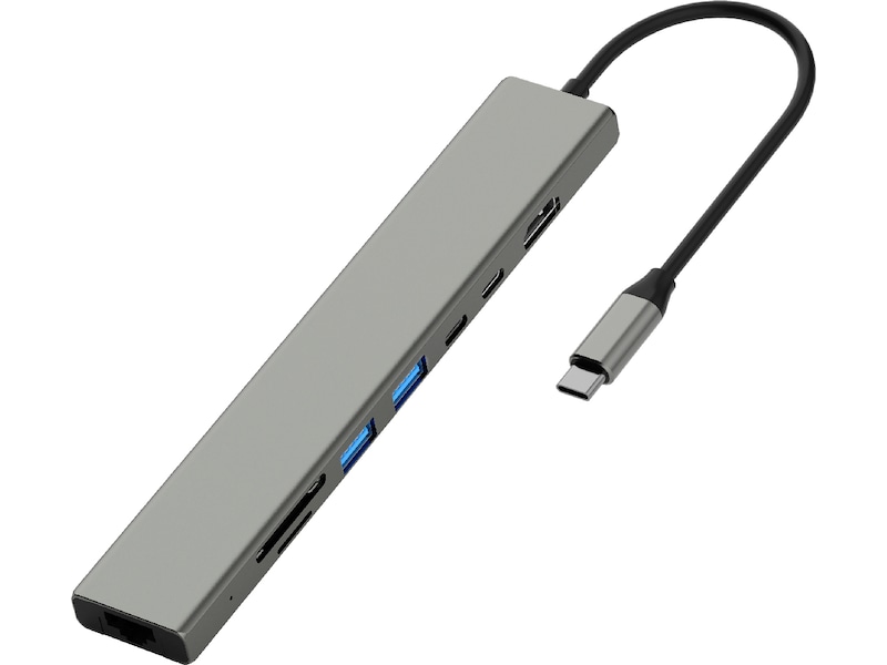 Andersson USB-C Hub (grå) Dockingstation og USB-hub