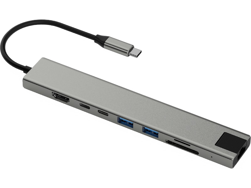 Andersson USB-C Hub (grå) Dockingstation og USB-hub