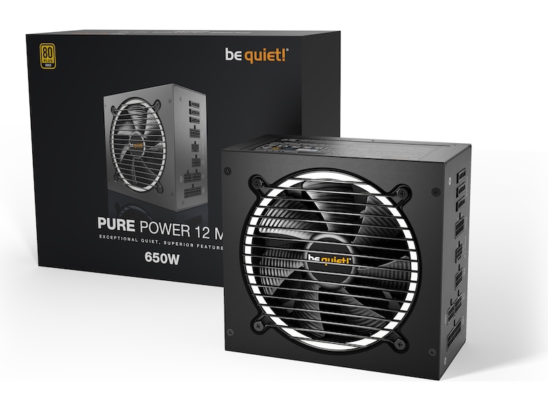 be quiet! PURE POWER 12 M | 650W Strømforsyninger