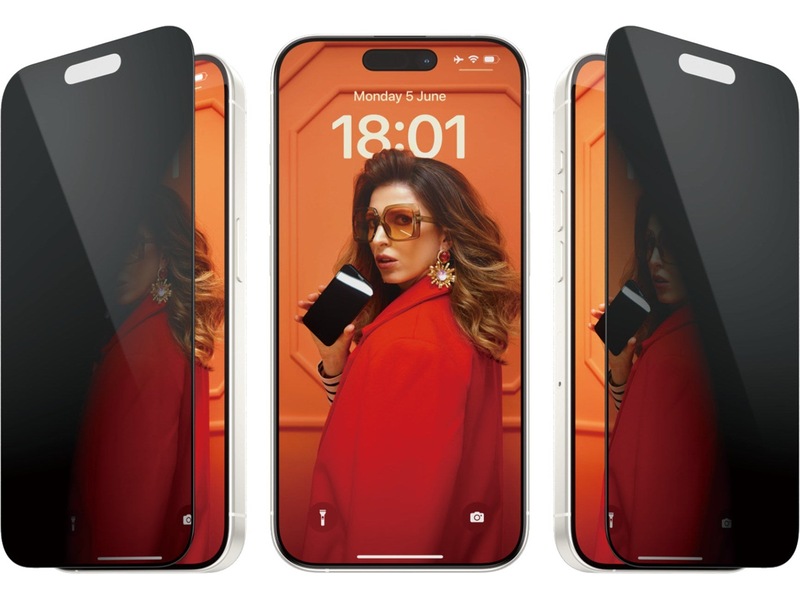 Panzerglass iPhone 15 Pro Privacy Skærmbeskytter Skærmbeskyttelse mobiltelefon