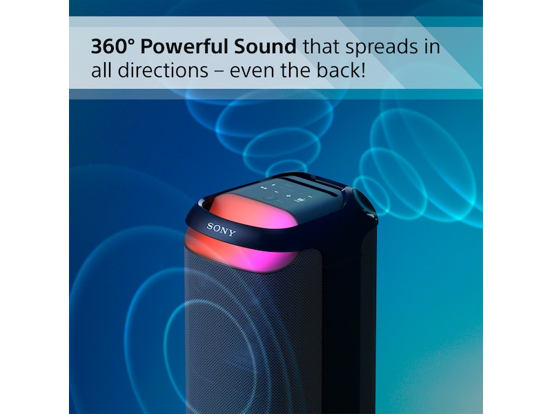 Sony SRS-XV800 trådløs bærbar højttaler (sort) Trådløs / Bluetooth højttaler