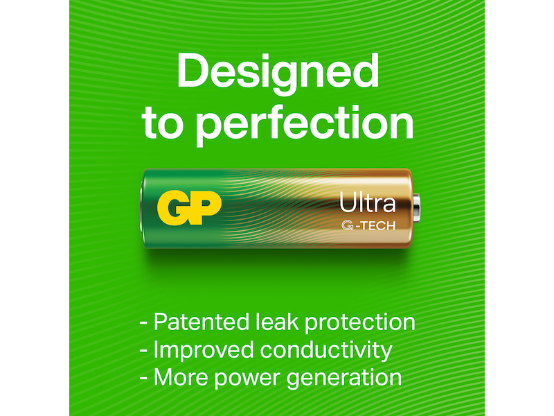 GP Ultra Alkaline C/LR14 batteri, 2-pk Generelle batterier