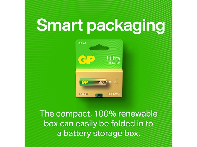 GP Ultra Alkaline C/LR14 batteri, 2-pk Generelle batterier