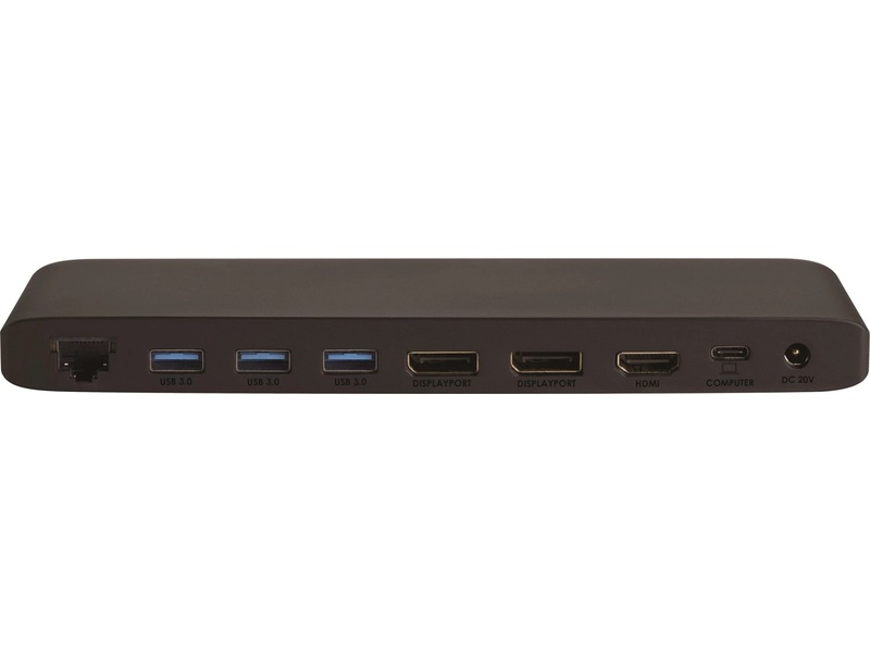 Andersson USB-D3000 USB-C 4K dockingstation (sort) Dockingstation og USB-hub