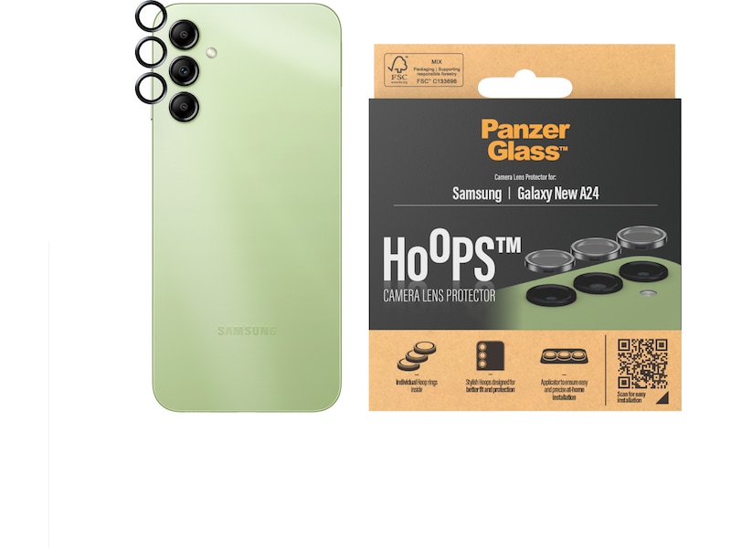PanzerGlass Galaxy A25 Hoops Linsebeskytter Skærmbeskyttelse mobiltelefon