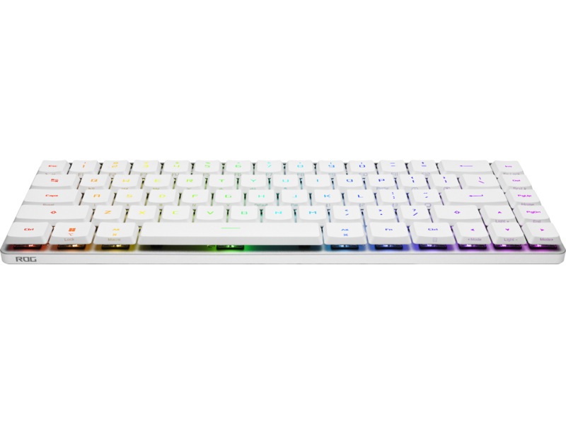 ASUS ROG Falchion RX Low Profile Optical trådløst gamingtastatur(hvid) Gamingkeyboard