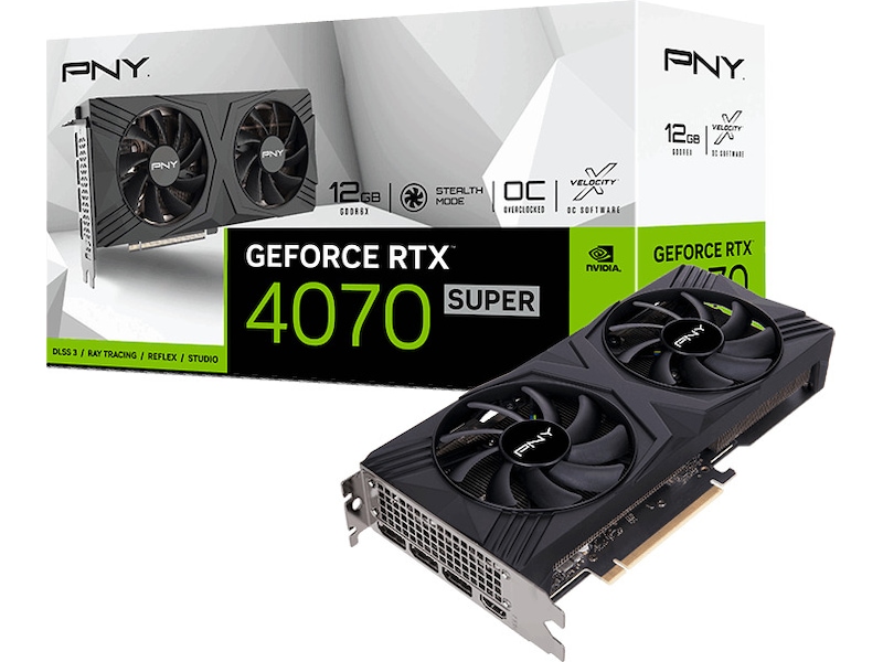 PNY GeForce RTX VERTO 4070 SUPER Grafikkort