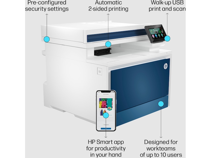 HP printer Color LaserJet Pro MFP 4302dw Printere
