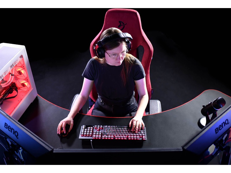 Arozzi Arena Angelo Gaming Desk (pure black) Gamingdesk