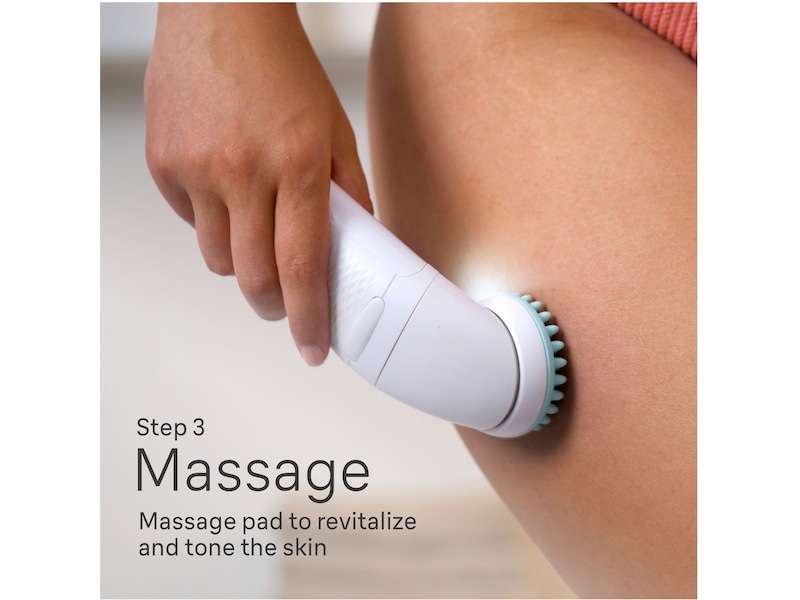 Braun Silk-épil 7 SkinSpa SE7-081 Epilator (hvid/sølv) Epilator & IPL-hårfjerning