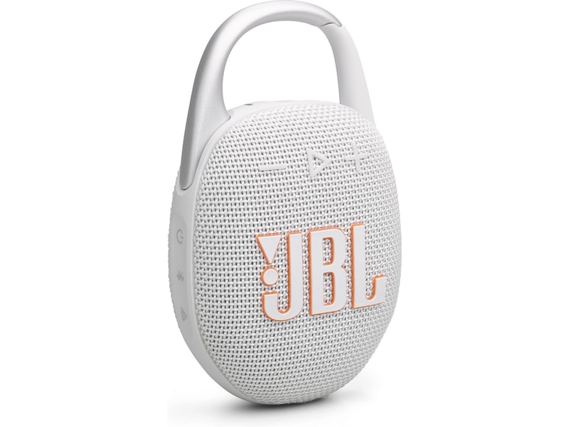 JBL Clip 5 Trådløs bluetooth højtaler (hvid) Trådløs / Bluetooth højttaler