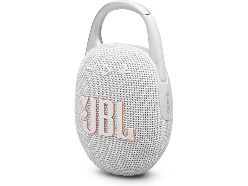 JBL Clip 5 Trådløs bluetooth højtaler (hvid) Trådløs / Bluetooth højttaler