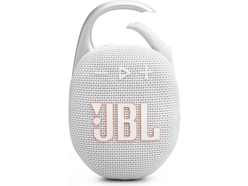 JBL Clip 5 Trådløs bluetooth højtaler (hvid) Trådløs / Bluetooth højttaler