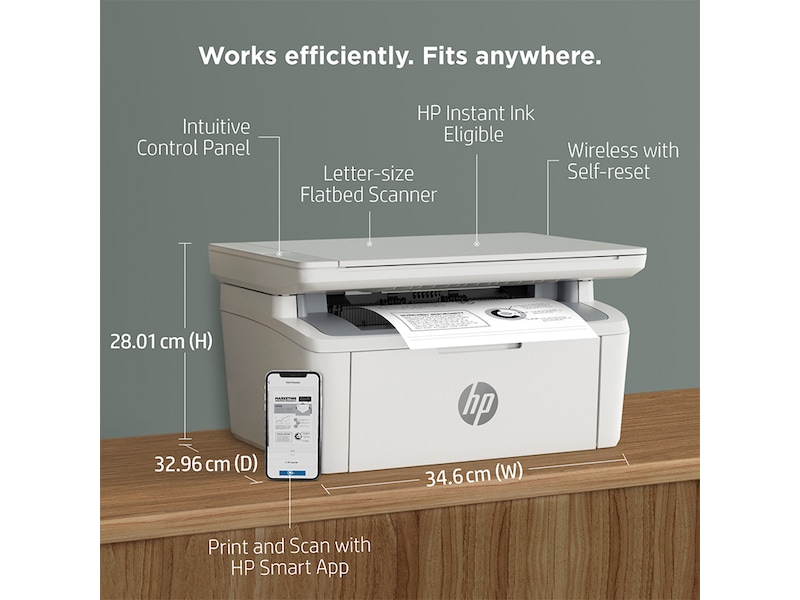HP LaserJet MFP M140w laserprinter Printere