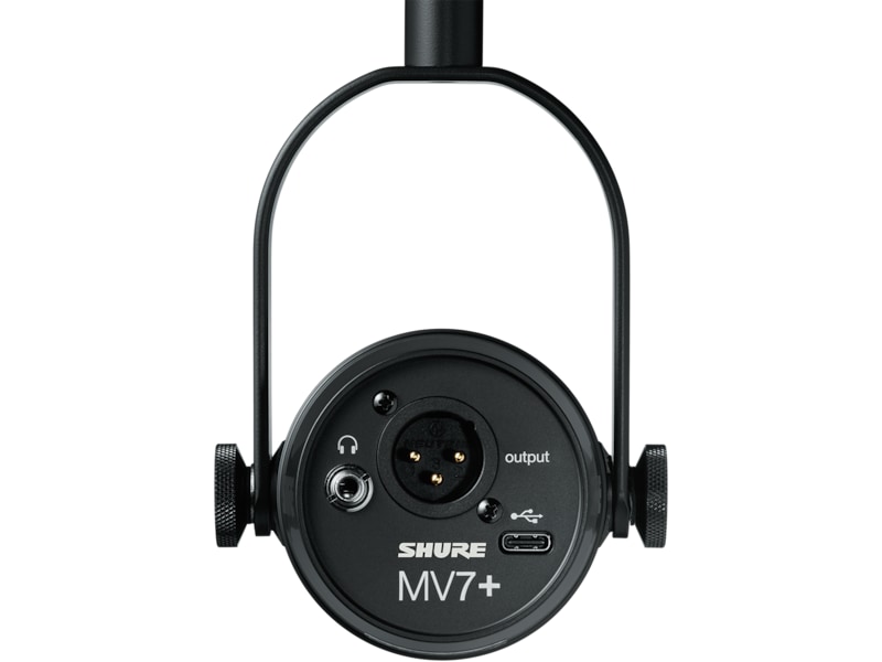 Shure MV7+ Podcast Mikrofon (sort) Mikrofon
