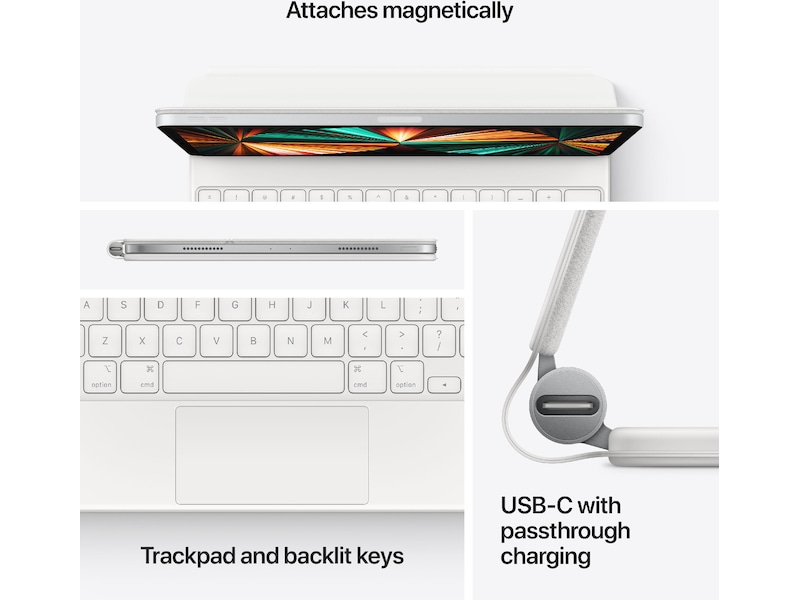 Apple iPad Pro 11" Magic Keyboard 11 (sort) Tastatur og stylus