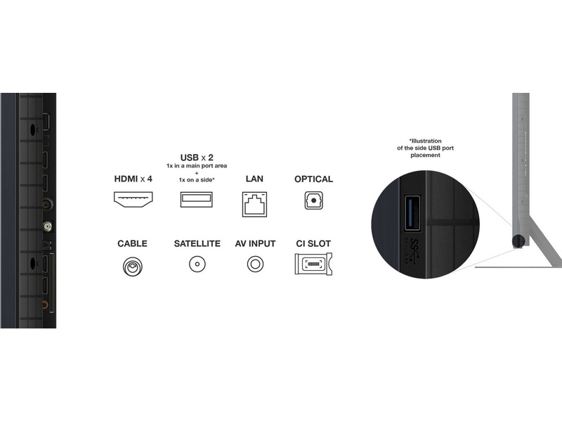 TCL 85" 85C855 QLED Pro 4K Google TV 144Hz Over 80 tommer TV