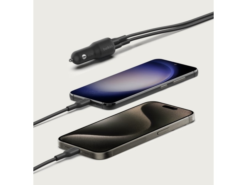 Belkin BoostCharge  Dual USB-biloplader 42W Mobilopladere