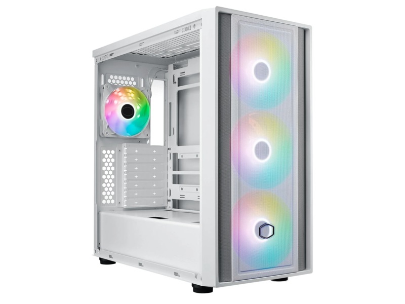 Cooler Master MasterBox 600 Mid Tower (hvidt) Midi Tower