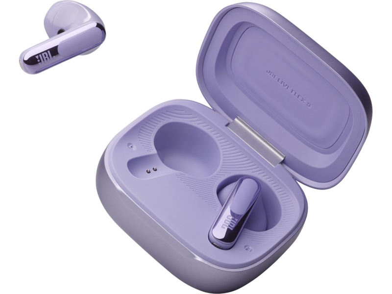 JBL LIVE FLEX 3 Trådløse Høretelefoner, Earbuds (Lilla) In-ear høretelefoner